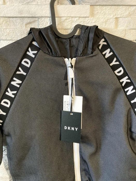Oryginalna kurtka dziecięca marki DKNY - dwustronna, nowa z metkami