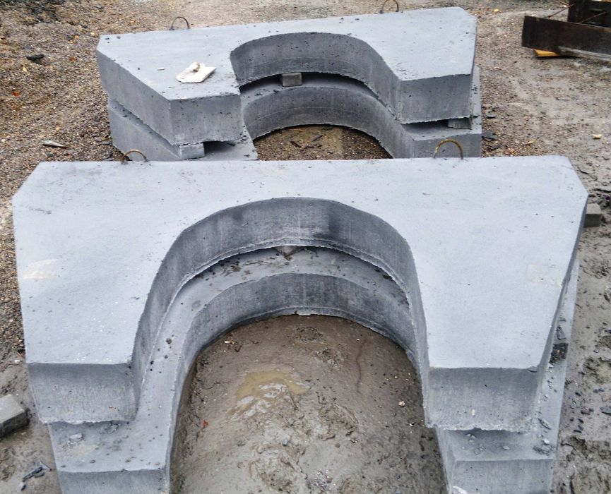 murek ścianka przepustu wylot pod rurę mostek betonowy śląsk