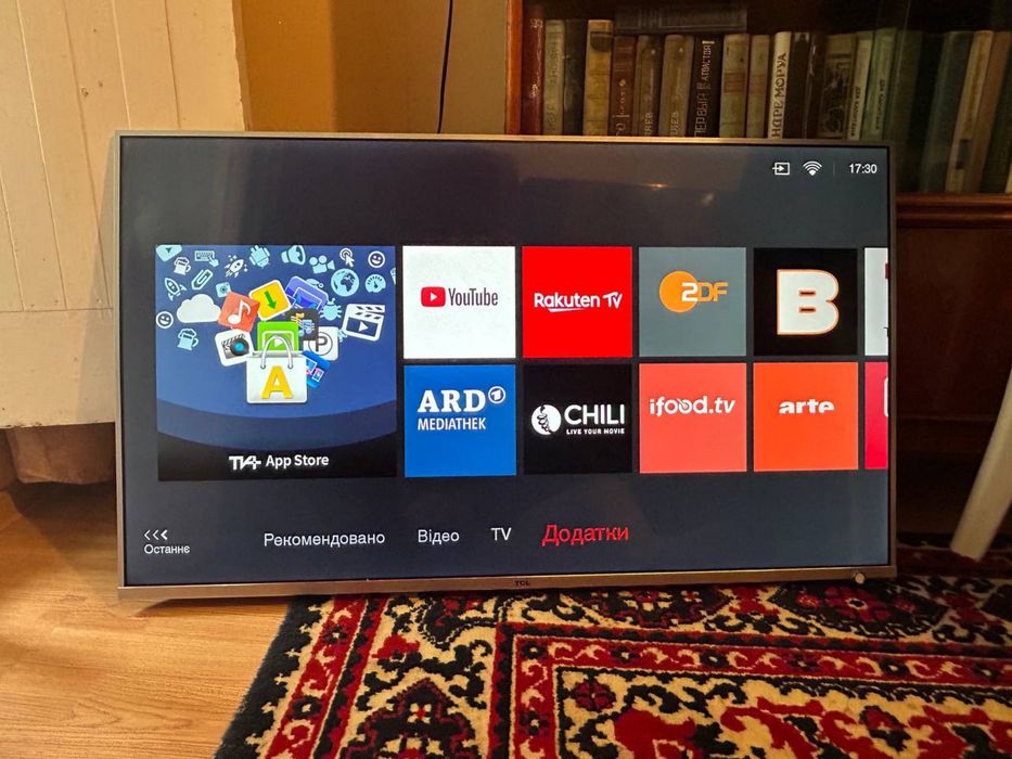Телевізор TCL 43”, SmartTV, T2, 4K, Wi-Fi, супертонкий