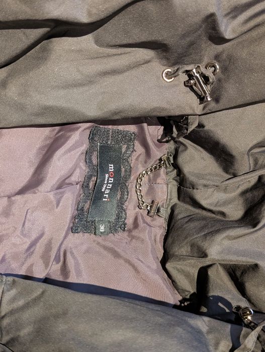 Kurtka płaszcz damski Monnari puchowy brąz 38