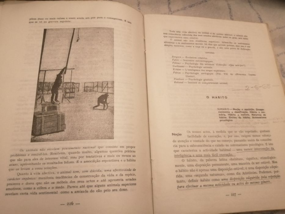 Livro antigo de Filosofia (1968)