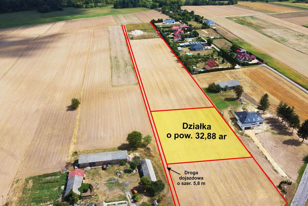 Działka Budowlana - 3288 m2 | Rossosz gm. Łęczna