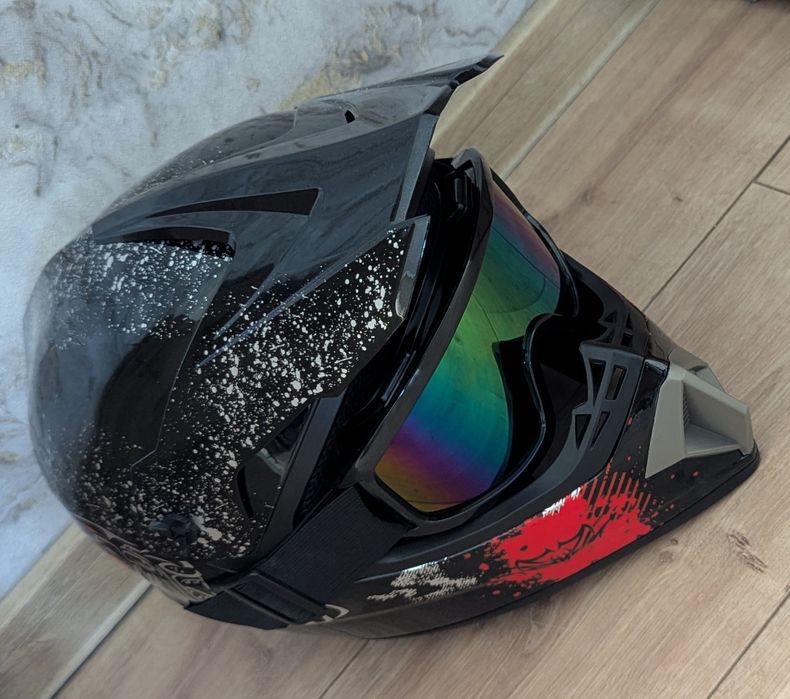 Kask na rower/crossa/quada S