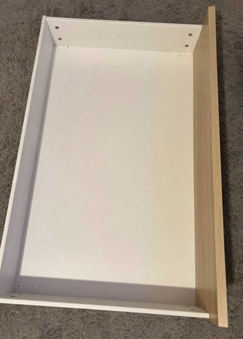 Conjunto de cama Malm 140cm 200cm + 2 gavetas de arrumação