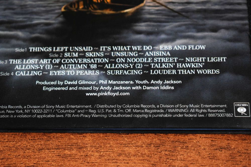 CD - Pink Floyd: The Endless River - Columbia 2014 - bardzo dobry stan