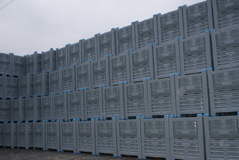 Skrzyniopalety plastikowe, Palbox 110 FA, Logo Gratis ! 360 zł netto