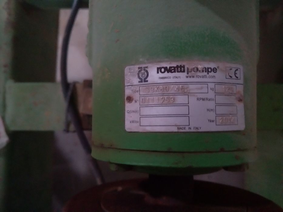 Moto-bomba e gerador