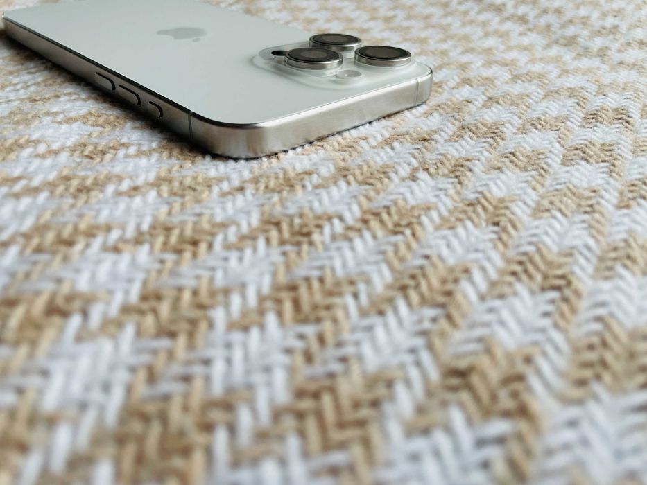 IPHONE 15 PRO MAX 256Gb ІДЕАЛ АКБ 100% White Titanium NEVERLOCK 90434