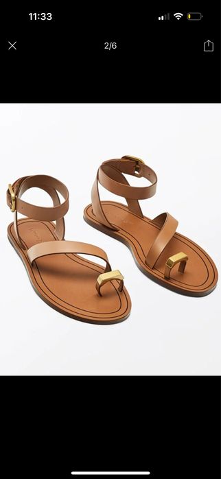 Сандалі Massimo Dutti