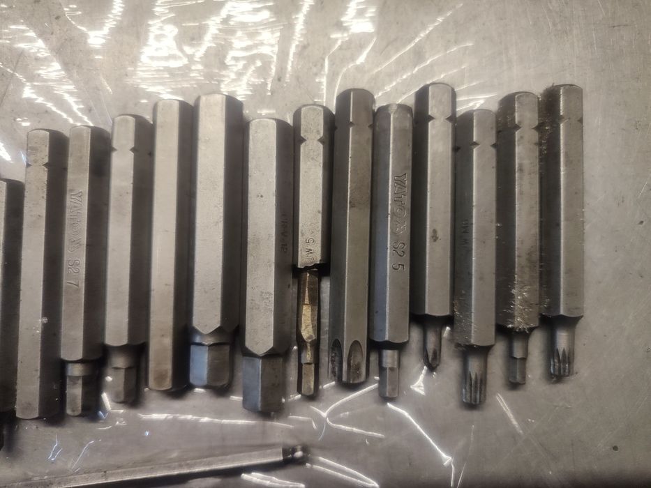 Ręczne klucze imbusowe, torx