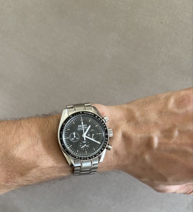Seiko Speedmaster Mod - Homage Omega Speedmaster