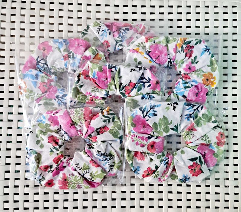 Gumka scrunchie bawełniana