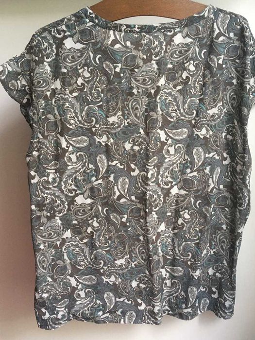 ROSEMUNDE bluzka jedwab wiskoza paisley 38/40 M/L