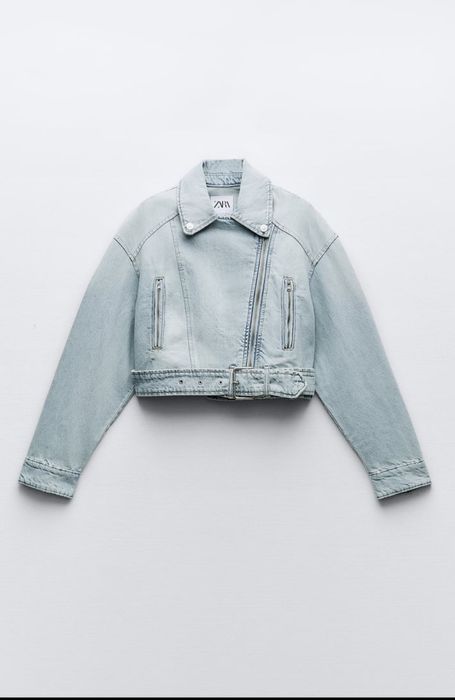 ZARA ramoneska jeansowa L
