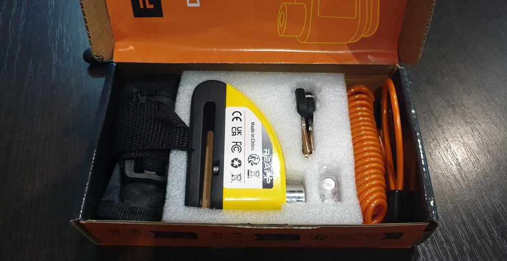 Blokada tarczy hamulcowej Alarm