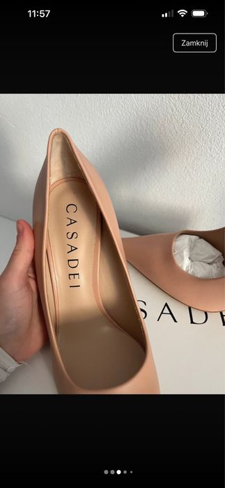 Szpilki czułenka Casadei