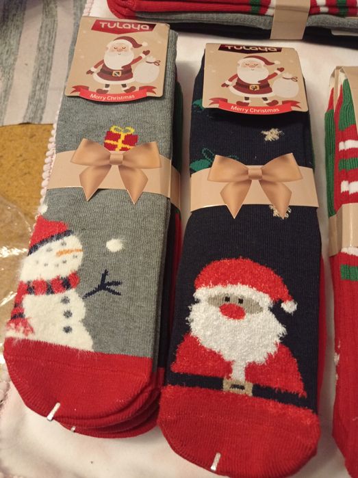 Meias de natal super fofinhas