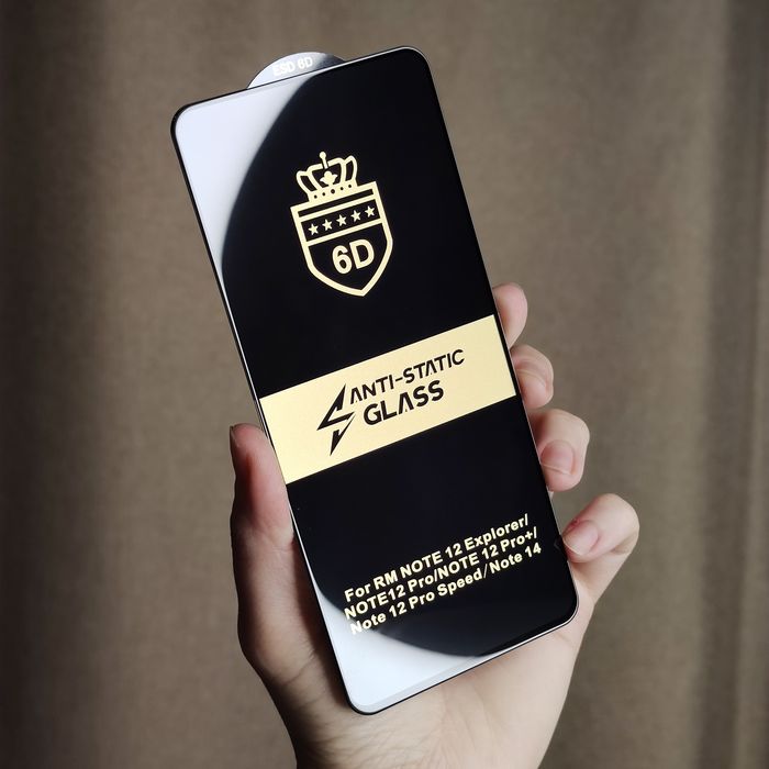 Захисне скло 6D Anti-Static для Xiaomi Redmi Note  12 Pro  Note 14