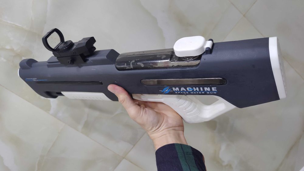 Крутейший Электро Водяной Автомат Пистолет MSWG Батарейки ЛазерПрицел