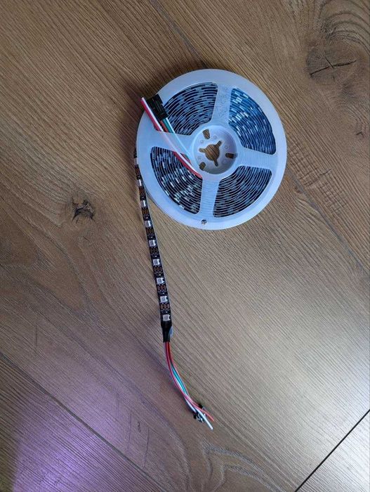 Taśma LED WS2812B 5m 60 LED/m IP30 adresowalna Arduino ESP32