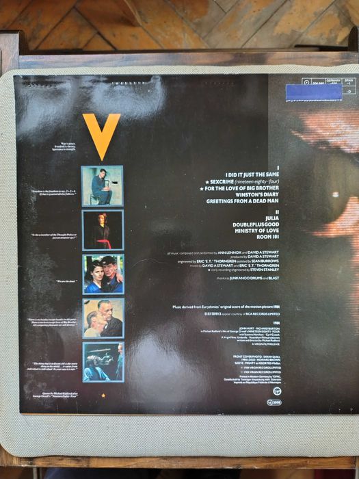 Winyl Eurythmics " V 1984 " very good
