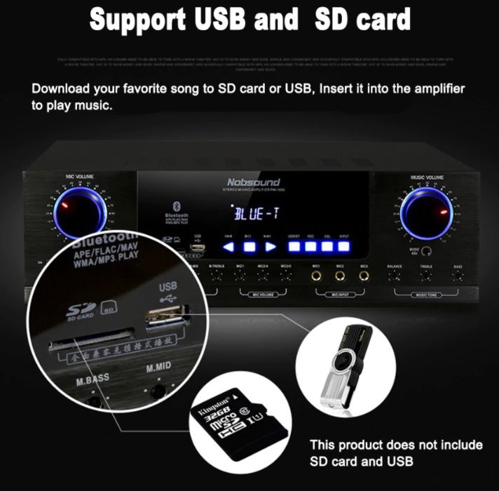 Усилитель Nobsound PM1000 KTV для караоке