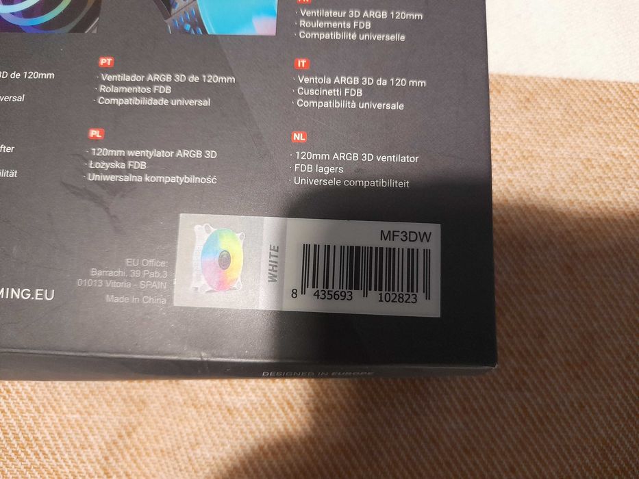 MARS GAMING MF-3D Wentylator Infinity Mirror 3D ARGB 120x120mm