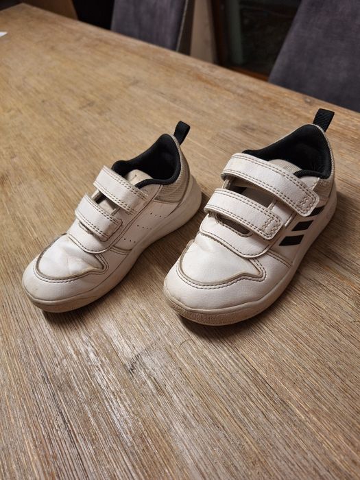 Buty adidas sneakersy 26 białe rzepy
