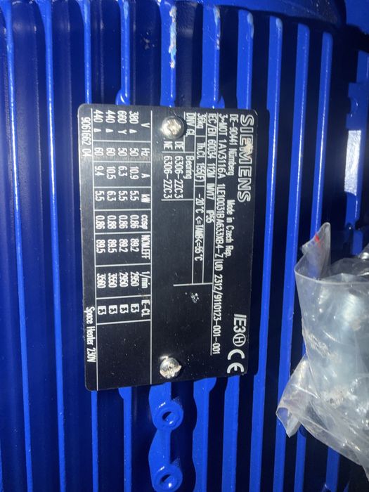 Silnik elektryczny 5,5 kw Siemensa
