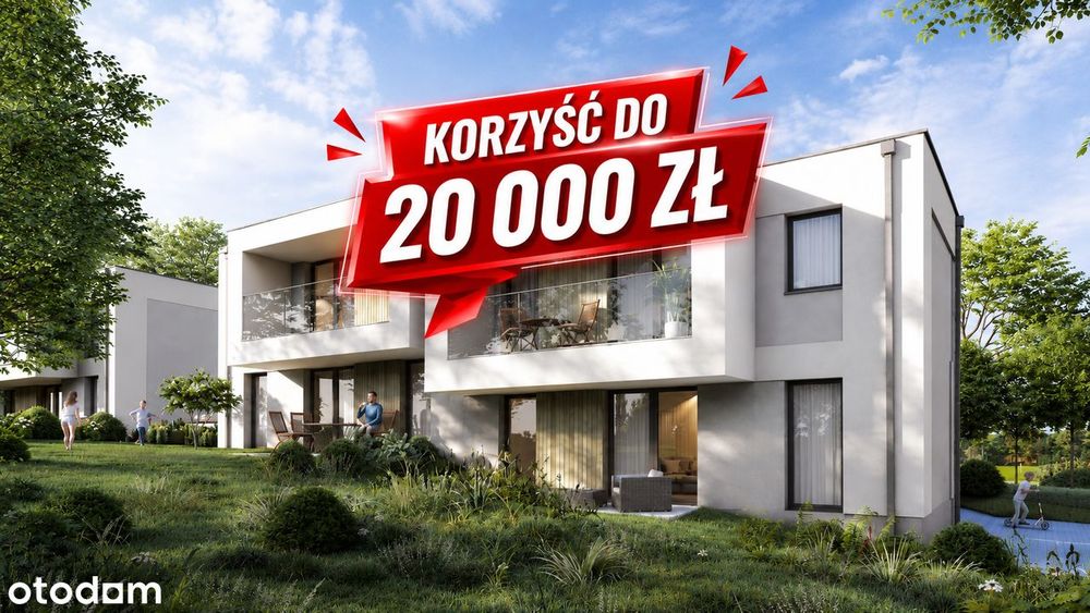 Przestronny bliźniak w Rzeszowie, stan deweloperski