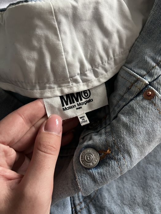 Maison Margiela оригінальна джинсова спідниця