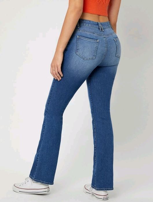 Jeans cintura subida