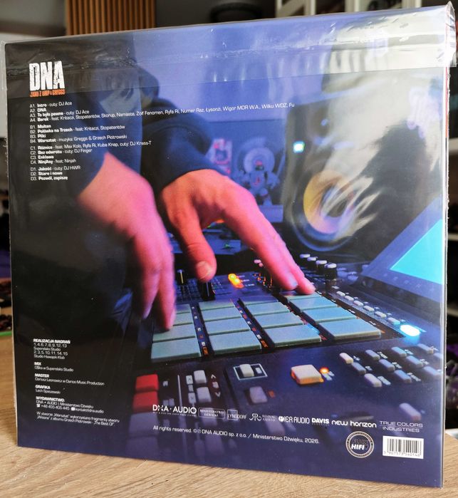 Jano z OMP & Greggs "DNA" - 2LP orange & black winyl - edycja limitowana