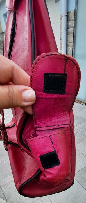Mochila feminina em pele