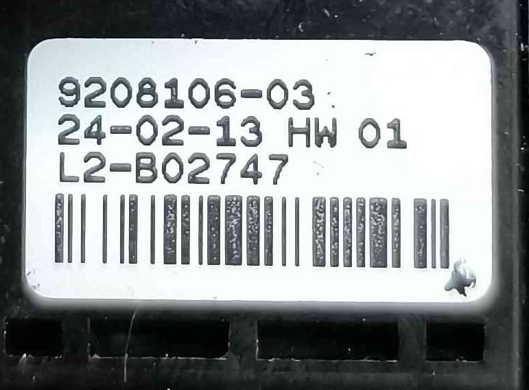 Comando / Botão / Interruptor Vidros Trás Esquerdo 9208106-03 - BMW 3