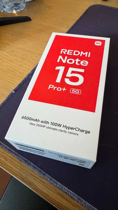 Xiaomi Redmi Note 15 Pro+ 5G 512GB Preto — NOVO SELADO
