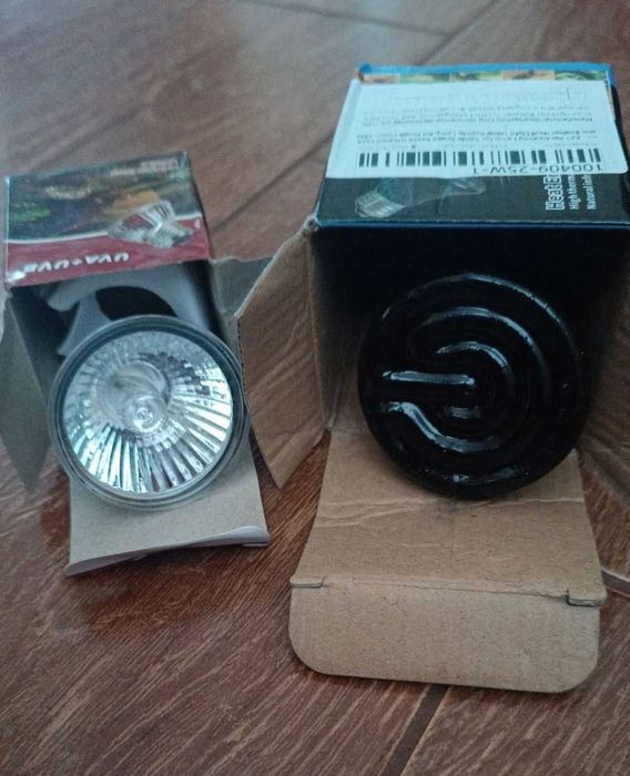 2 Лампи для тераріуму для обігріву і освітлення ціна за 2 лампи.