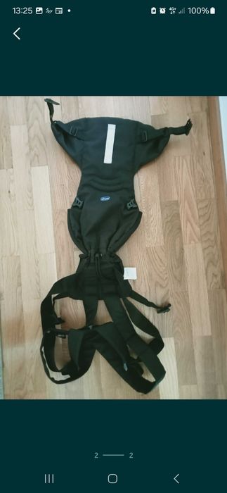 Porta bebés Marsúpio Chicco preto_como novo.
