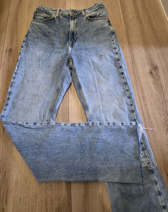 ZARA jeans 38 M szerokie nogawki wysoki stan