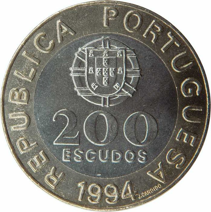 Lisboa 94 - Capital Europeia da Cultura - - - 200$00- 1994 - - - Moeda