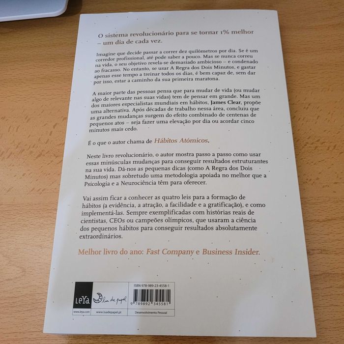 Livro Habitos Atómicos