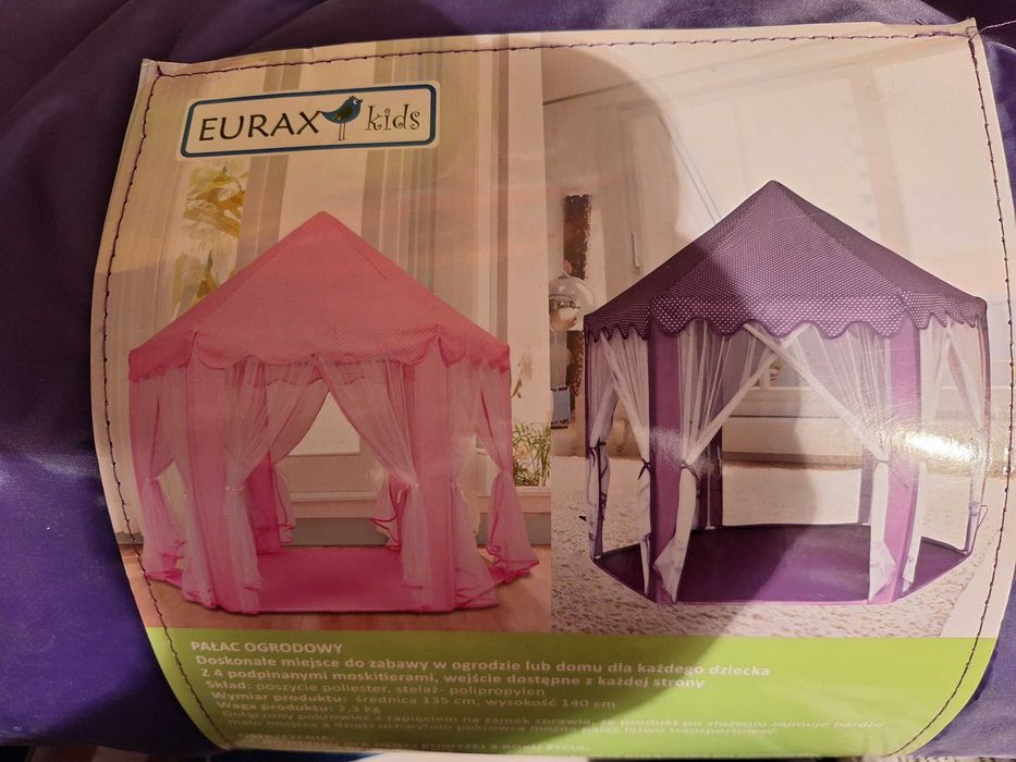 Namiot pałac księżniczki do domu i nie tylko