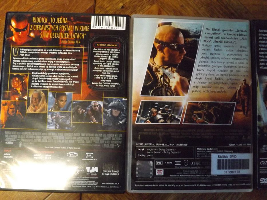 Kroniki Riddicka Pitch Black film dvd