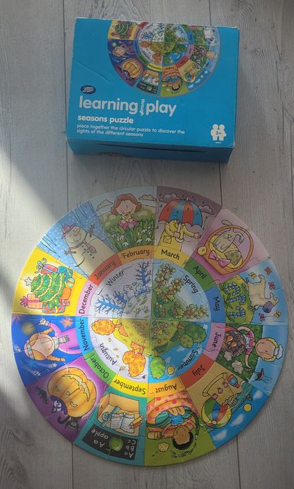 Puzzle kalendarz po angielsku firmy Boots