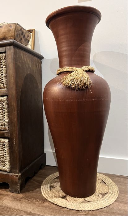 Vaso barro.Impecável.