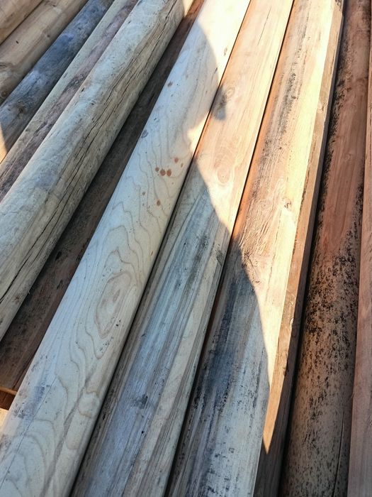 Słupki ogrodzeniowe Drewniane słupki toczone wałki toczone palisada