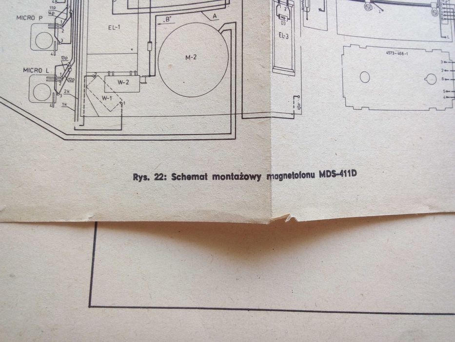 Instrukcja serwisowa Unitra MDS-411D Etiuda