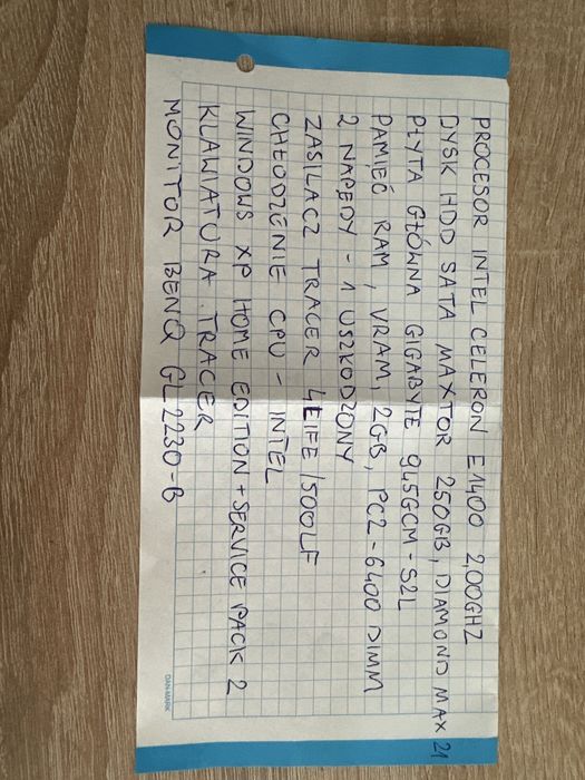 Komputer stacjonarny