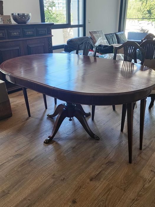 Mesa | Pe de Galo | Extensivel | Estilo Ingles