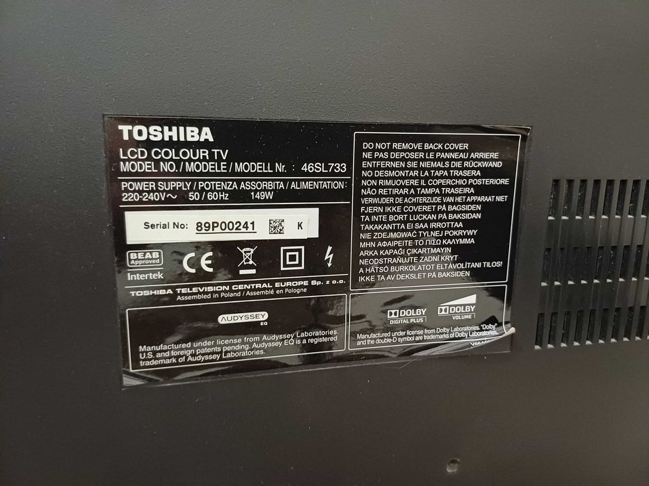 Telewizor Toshiba 46 cali
